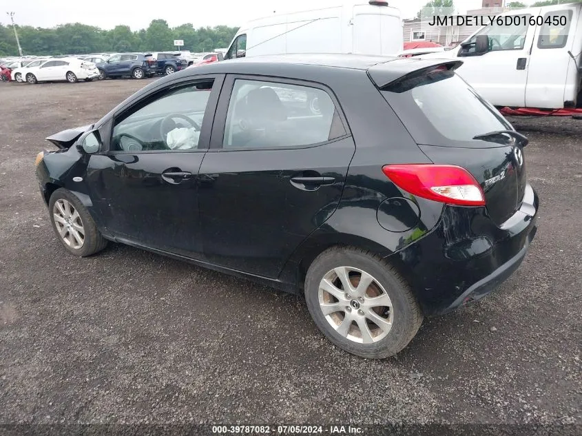 JM1DE1LY6D0160450 2013 Mazda Mazda2 Touring