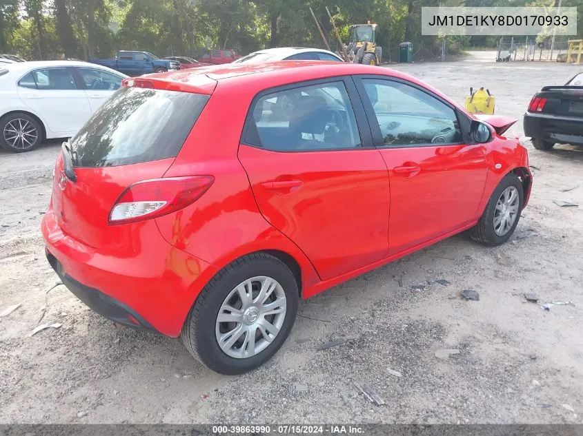 JM1DE1KY8D0170933 2013 Mazda Mazda2 Sport