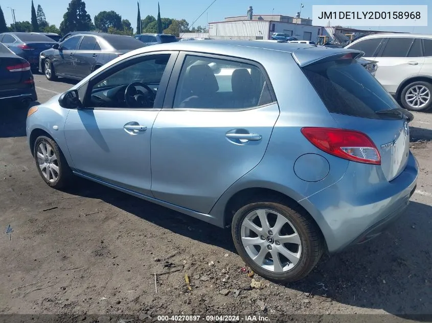 JM1DE1LY2D0158968 2013 Mazda Mazda2 Touring