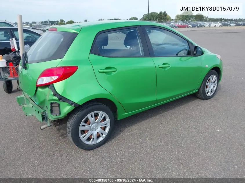 2013 Mazda Mazda2 VIN: JM1DE1KY8D0157079 Lot: 40358706