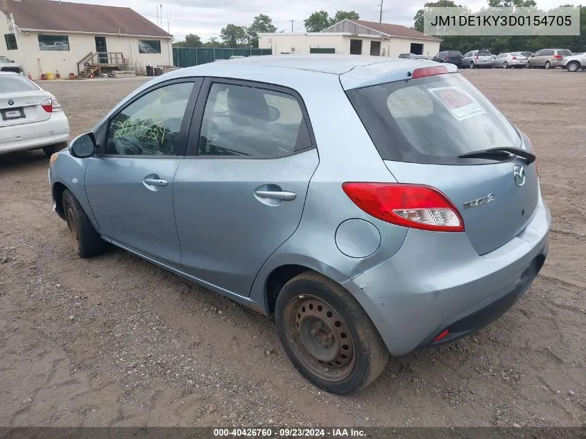 2013 Mazda Mazda2 Sport VIN: JM1DE1KY3D0154705 Lot: 40426760