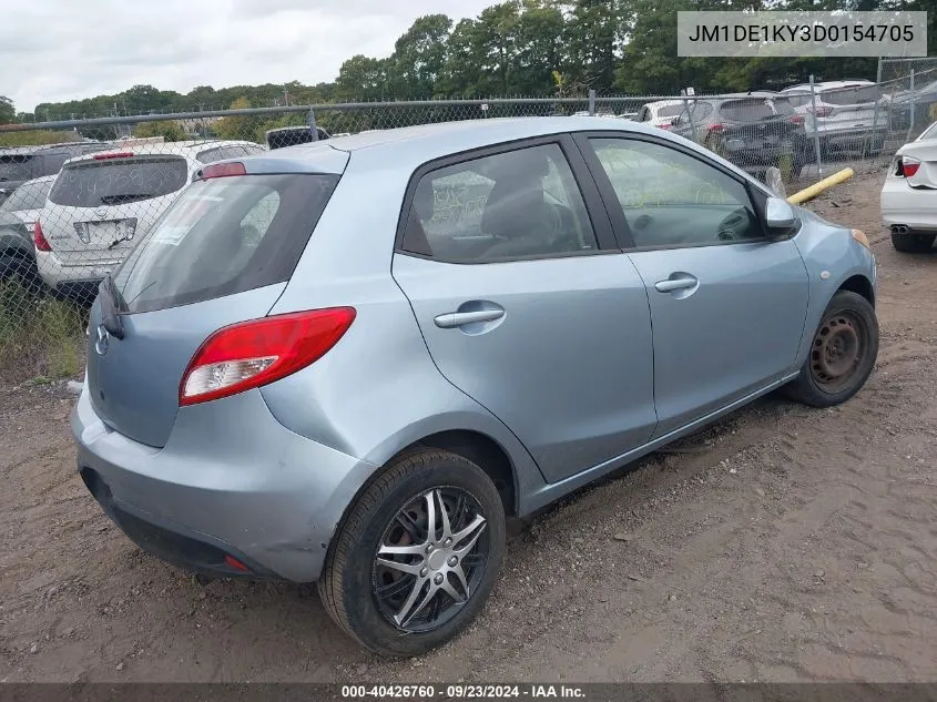 JM1DE1KY3D0154705 2013 Mazda Mazda2 Sport