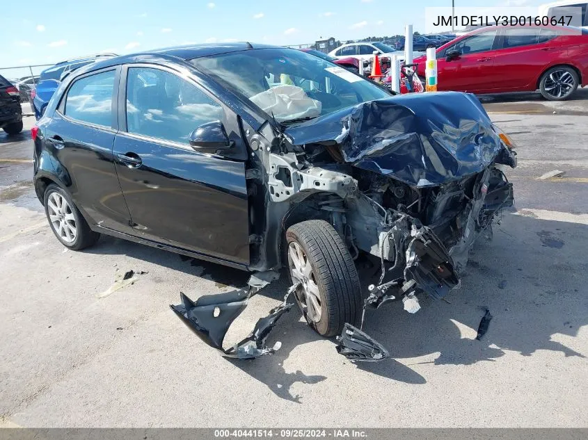 2013 Mazda Mazda2 Touring VIN: JM1DE1LY3D0160647 Lot: 40441514