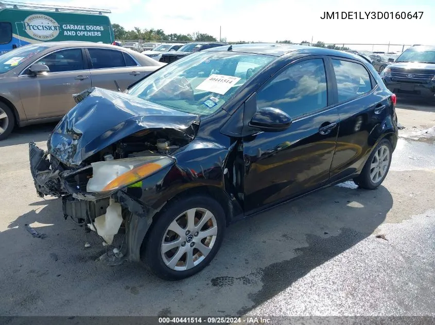 2013 Mazda Mazda2 Touring VIN: JM1DE1LY3D0160647 Lot: 40441514