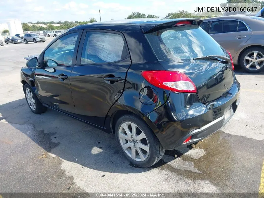 2013 Mazda Mazda2 Touring VIN: JM1DE1LY3D0160647 Lot: 40441514