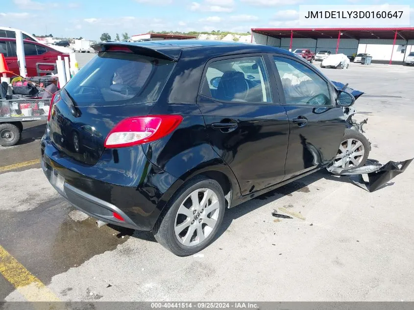 2013 Mazda Mazda2 Touring VIN: JM1DE1LY3D0160647 Lot: 40441514