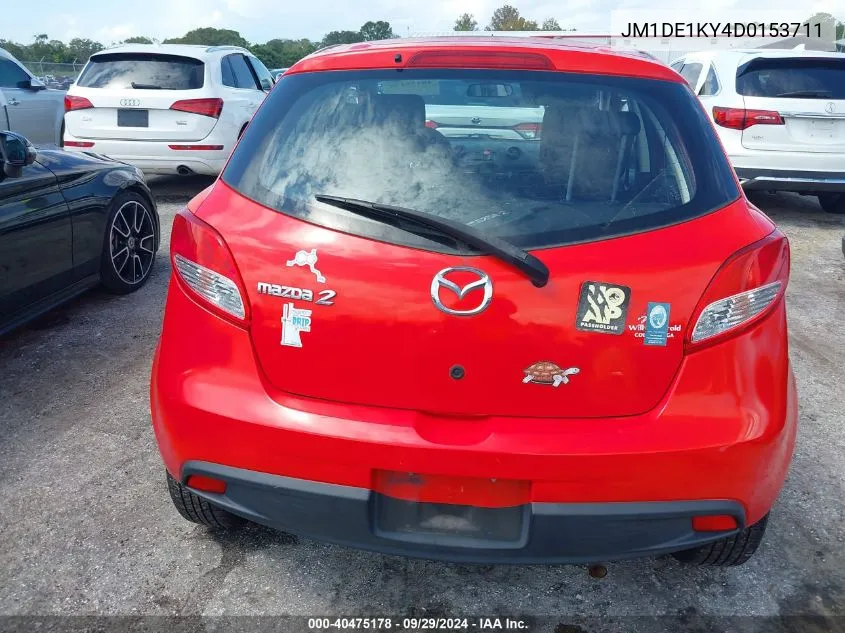 JM1DE1KY4D0153711 2013 Mazda Mazda2