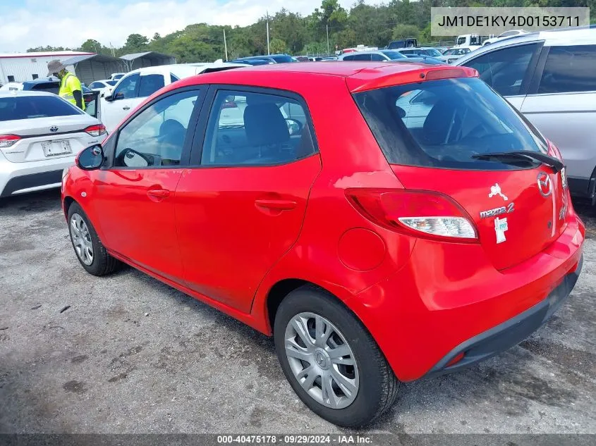 JM1DE1KY4D0153711 2013 Mazda Mazda2