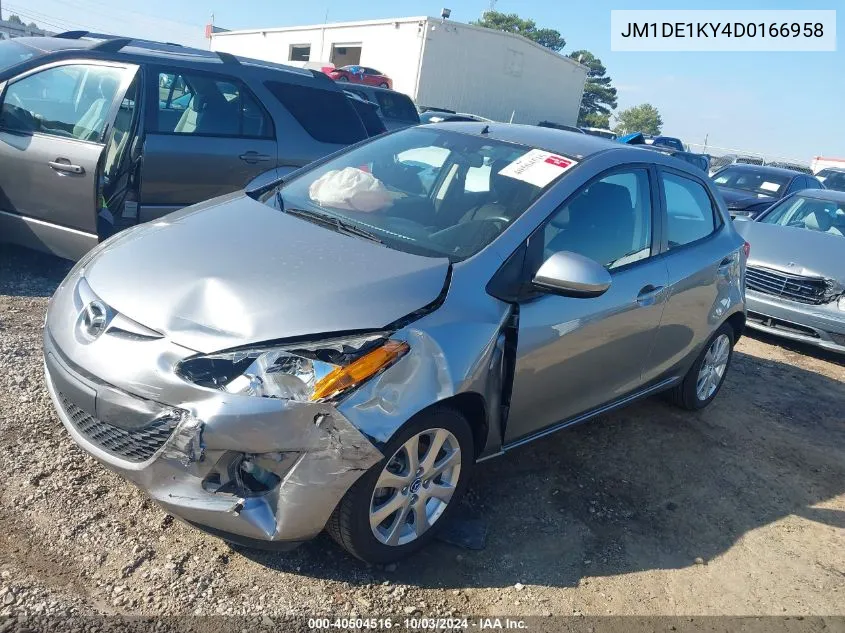 JM1DE1KY4D0166958 2013 Mazda Mazda2 Sport