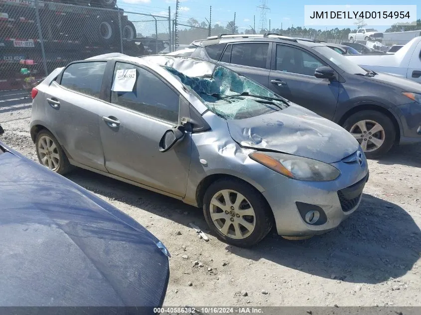 JM1DE1LY4D0154954 2013 Mazda Mazda2 Touring