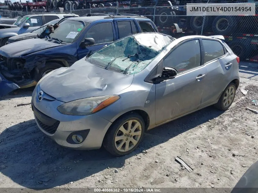 JM1DE1LY4D0154954 2013 Mazda Mazda2 Touring