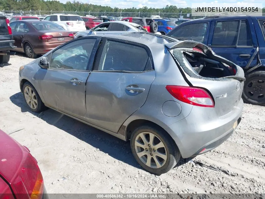 JM1DE1LY4D0154954 2013 Mazda Mazda2 Touring