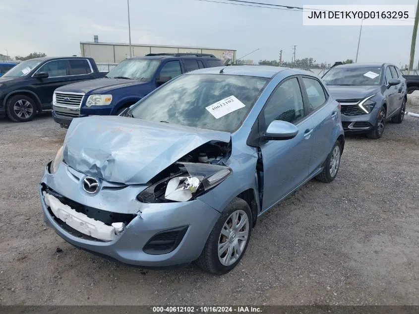 2013 Mazda Mazda2 Sport VIN: JM1DE1KY0D0163295 Lot: 40612102