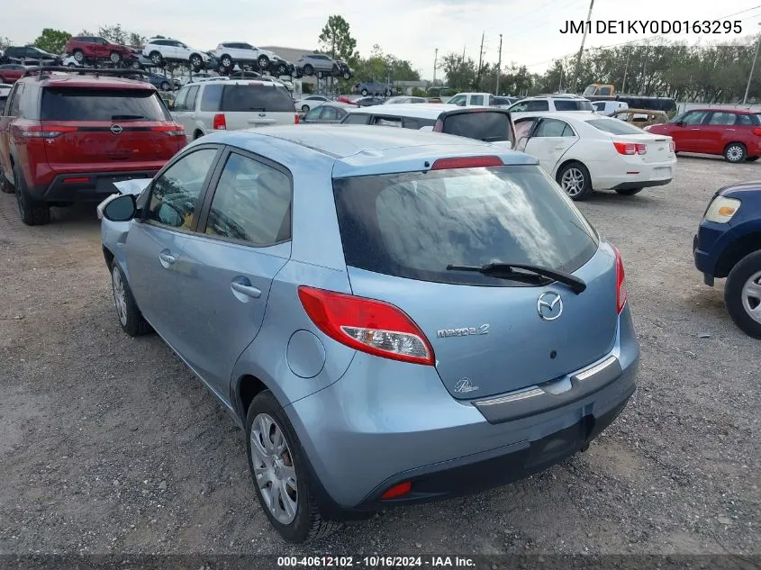 2013 Mazda Mazda2 Sport VIN: JM1DE1KY0D0163295 Lot: 40612102