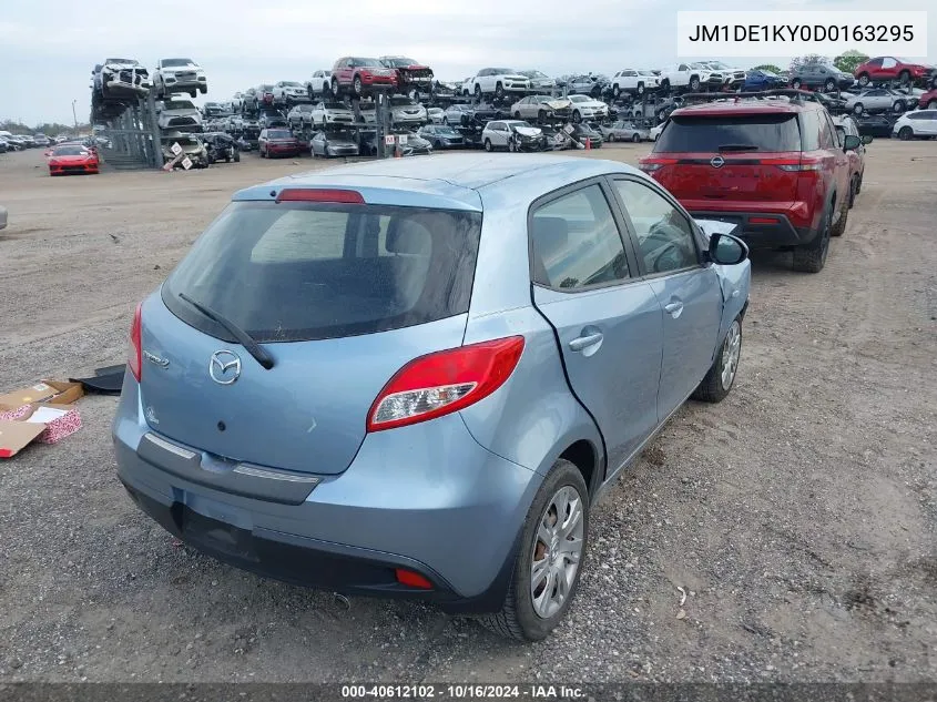 2013 Mazda Mazda2 Sport VIN: JM1DE1KY0D0163295 Lot: 40612102