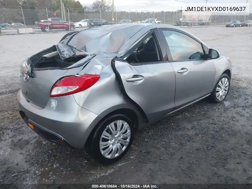 2013 Mazda Mazda2 Sport VIN: JM1DE1KYXD0169637 Lot: 40618684