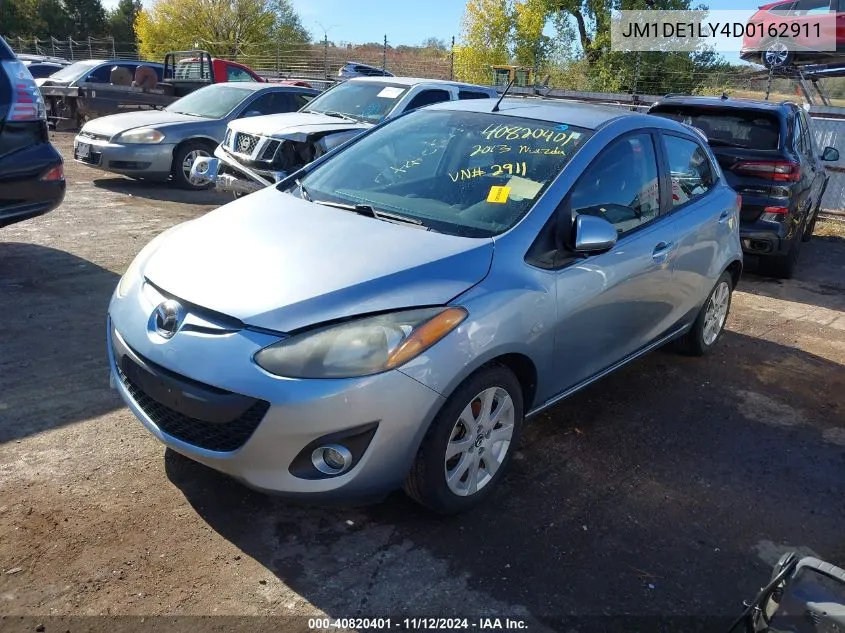 2013 Mazda Mazda2 Touring VIN: JM1DE1LY4D0162911 Lot: 40820401