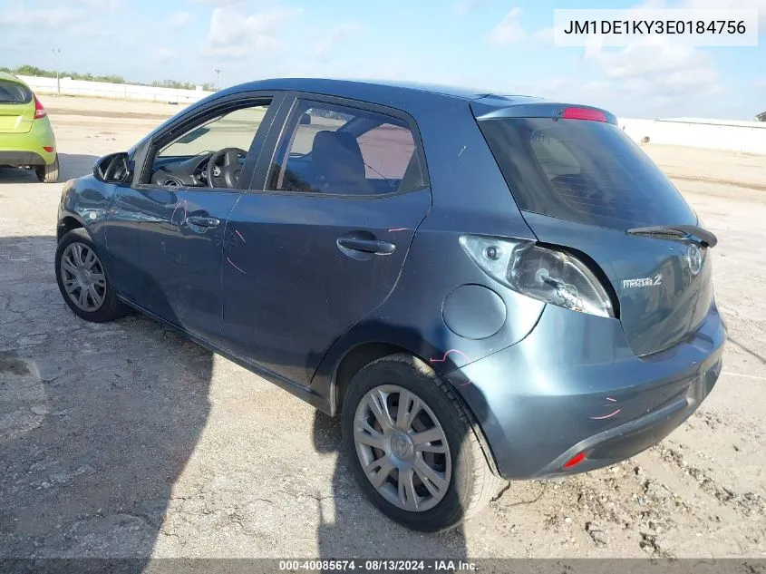 JM1DE1KY3E0184756 2014 Mazda Mazda2 Sport