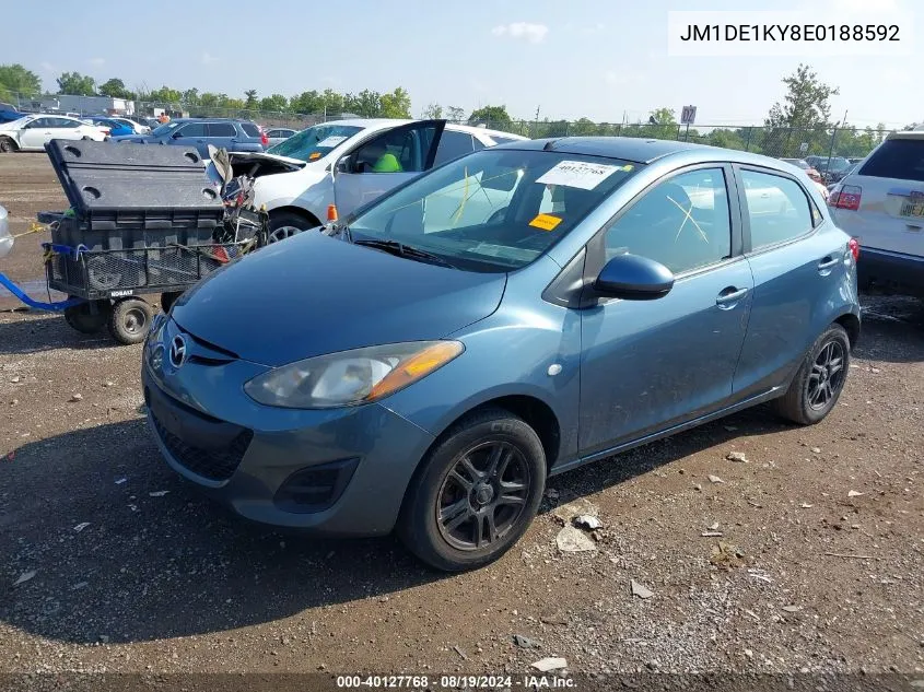 JM1DE1KY8E0188592 2014 Mazda Mazda2 Sport