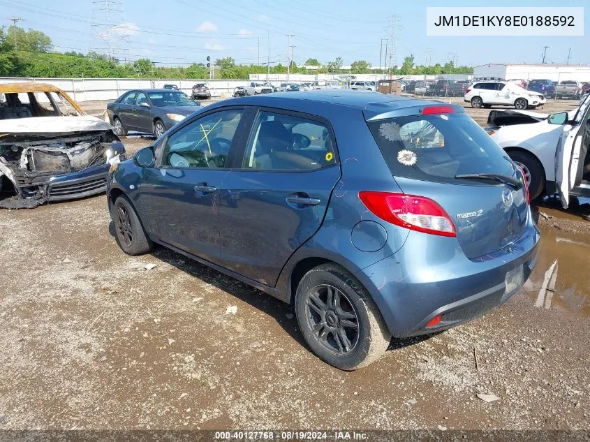 JM1DE1KY8E0188592 2014 Mazda Mazda2 Sport