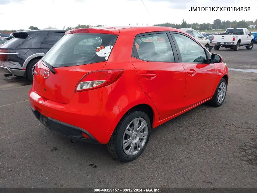 JM1DE1KZXE0184858 2014 Mazda Mazda2 Sport