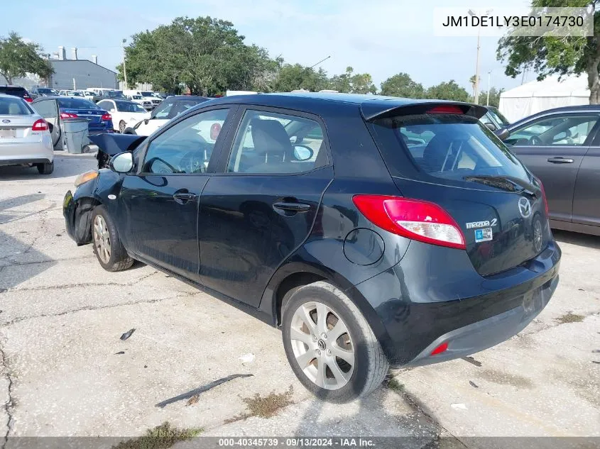 2014 Mazda Mazda2 Touring VIN: JM1DE1LY3E0174730 Lot: 40345739