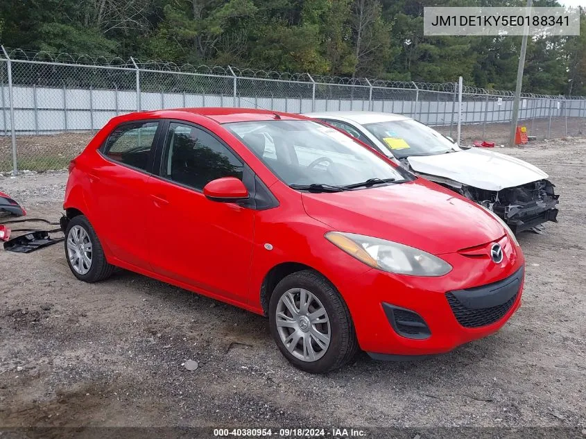 2014 Mazda Mazda2 Sport VIN: JM1DE1KY5E0188341 Lot: 40380954