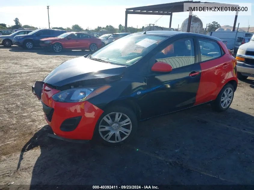 2014 Mazda Mazda2 Sport VIN: JM1DE1KZXE0186500 Lot: 40392411