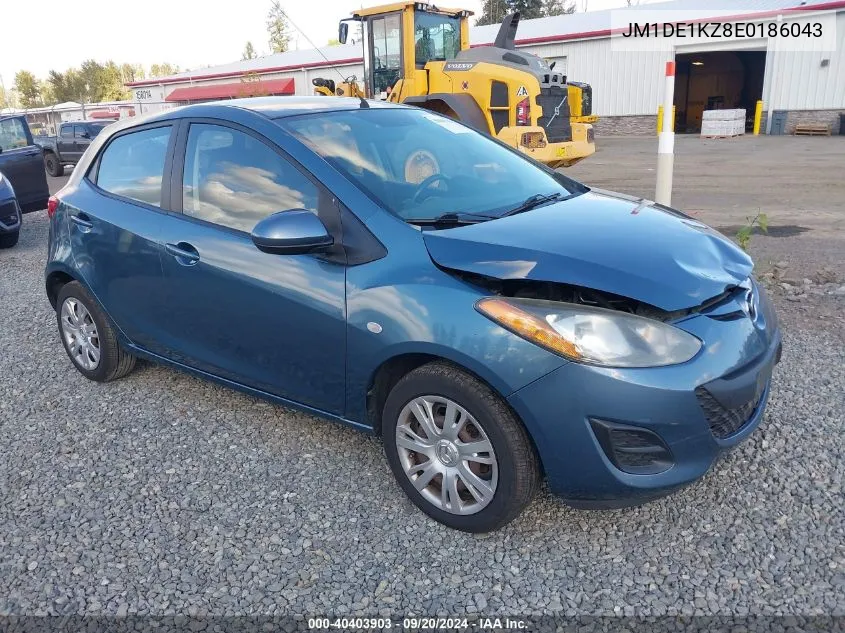 2014 Mazda Mazda2 Sport VIN: JM1DE1KZ8E0186043 Lot: 40403903