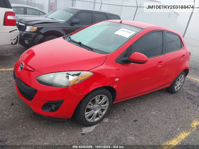 JM1DE1KY2E0188474 2014 Mazda Mazda2 Sport