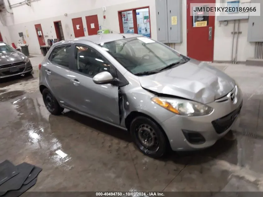 JM1DE1KY2E0186966 2014 Mazda Mazda2 Sport