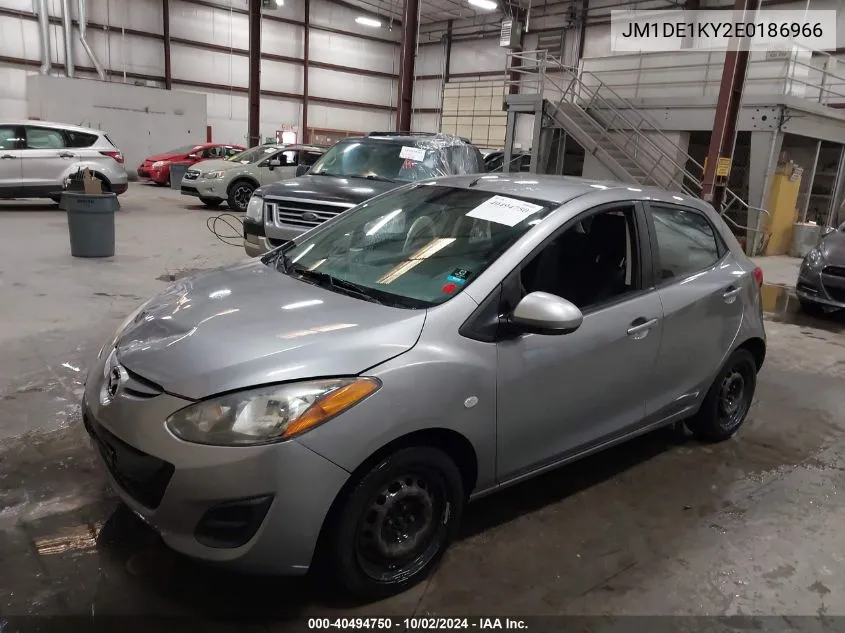 JM1DE1KY2E0186966 2014 Mazda Mazda2 Sport