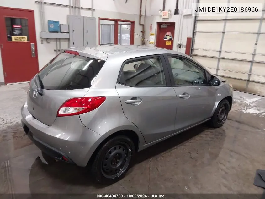 JM1DE1KY2E0186966 2014 Mazda Mazda2 Sport