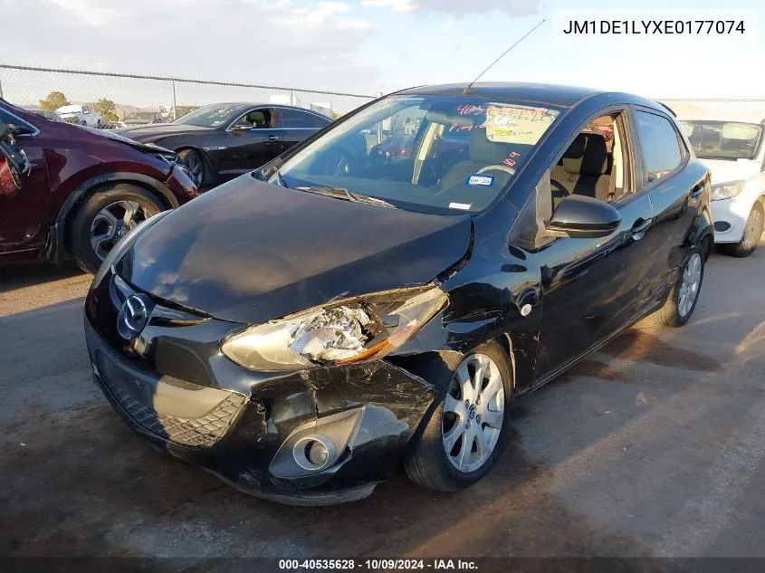 JM1DE1LYXE0177074 2014 Mazda Mazda2 Touring