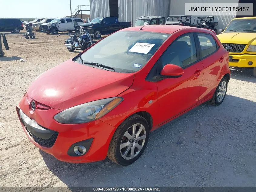 2014 Mazda Mazda2 Touring VIN: JM1DE1LY0E0185457 Lot: 40563729