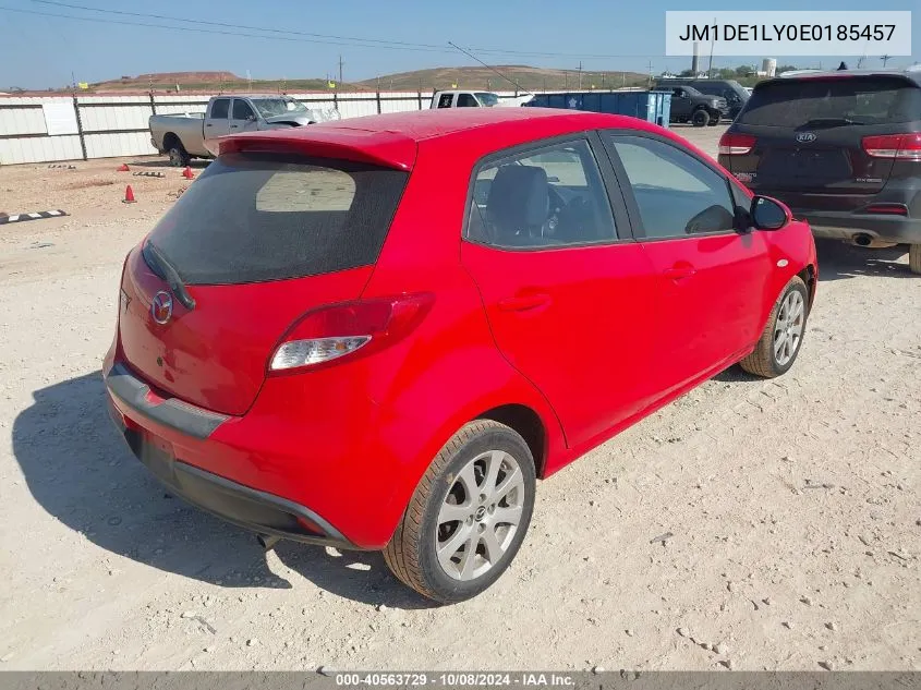 2014 Mazda Mazda2 Touring VIN: JM1DE1LY0E0185457 Lot: 40563729