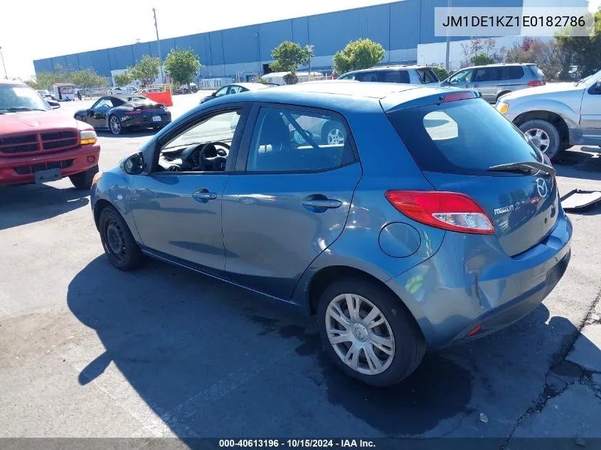 2014 Mazda Mazda2 Sport VIN: JM1DE1KZ1E0182786 Lot: 40613196