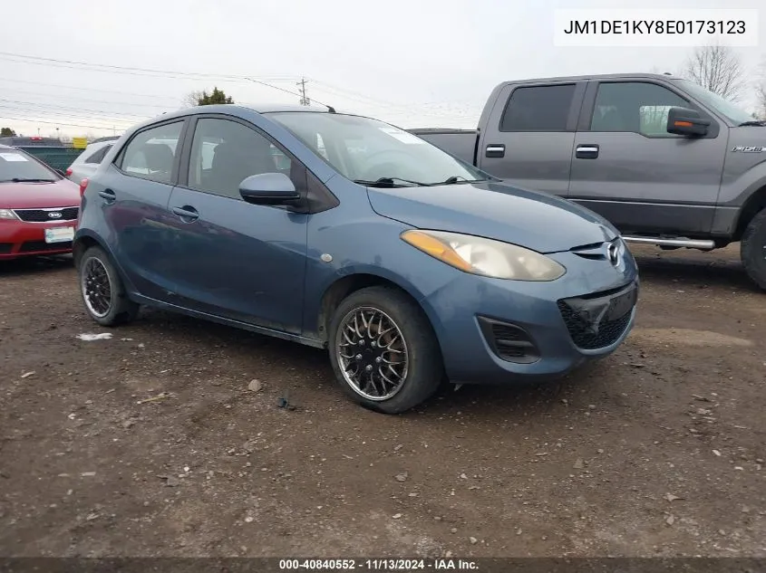 2014 Mazda Mazda2 Sport VIN: JM1DE1KY8E0173123 Lot: 40840552