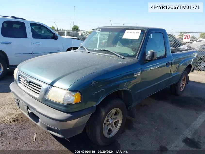 2000 Mazda B2500 Se/Sx VIN: 4F4YR12C6YTM01771 Lot: 40464119