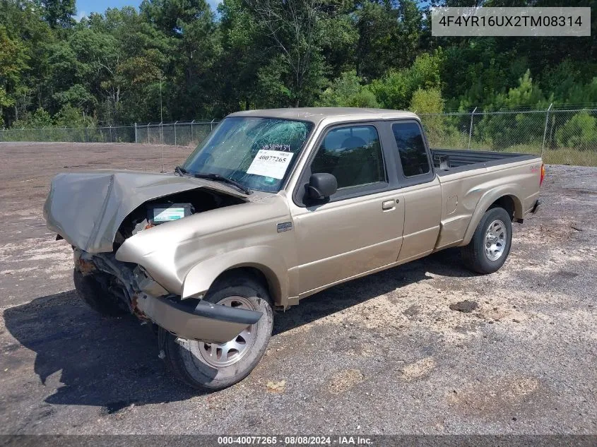 2002 Mazda B-Series 2Wd Truck Ds VIN: 4F4YR16UX2TM08314 Lot: 40077265