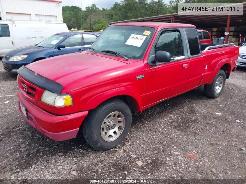 2002 Mazda B4000 Ds VIN: 4F4YR46E12TM10110 Lot: 40420140