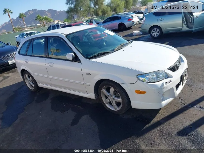 2003 Mazda Protege5 Pr5 VIN: JM1BJ245731221424 Lot: 40566384