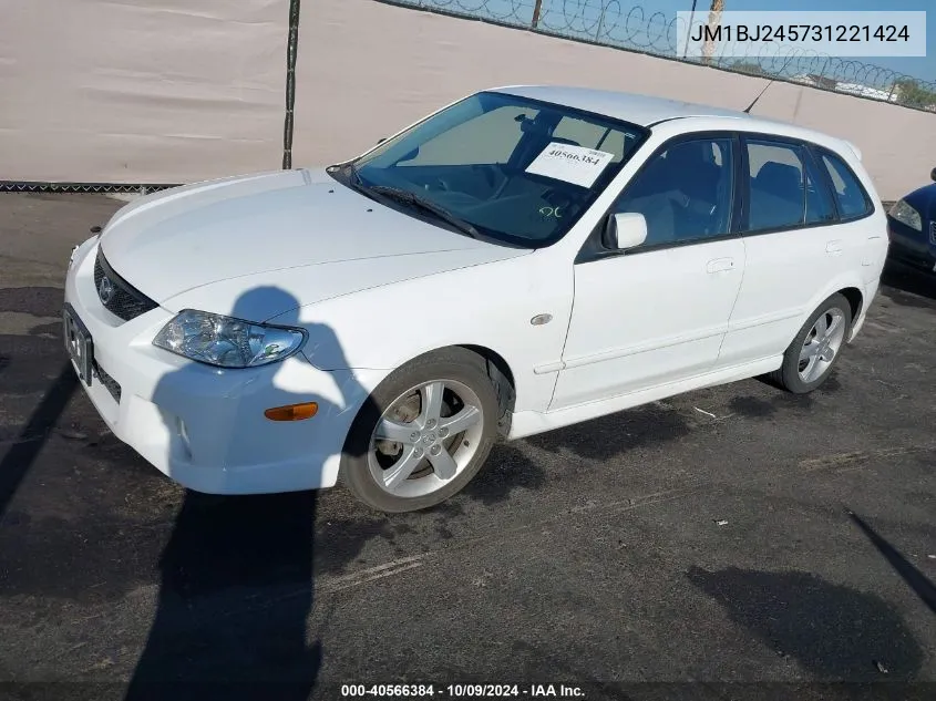 2003 Mazda Protege5 Pr5 VIN: JM1BJ245731221424 Lot: 40566384