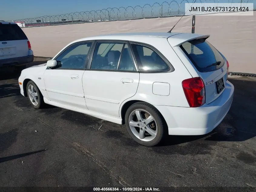 2003 Mazda Protege5 Pr5 VIN: JM1BJ245731221424 Lot: 40566384