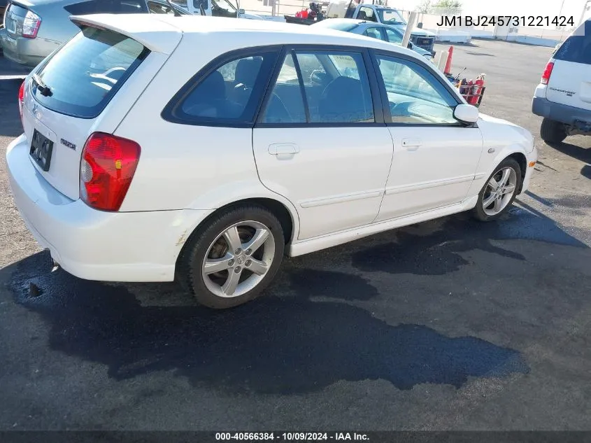 2003 Mazda Protege5 Pr5 VIN: JM1BJ245731221424 Lot: 40566384