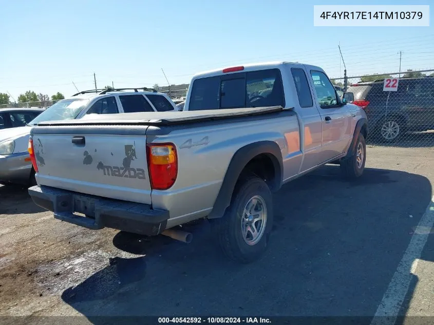 2004 Mazda B4000 VIN: 4F4YR17E14TM10379 Lot: 40542592