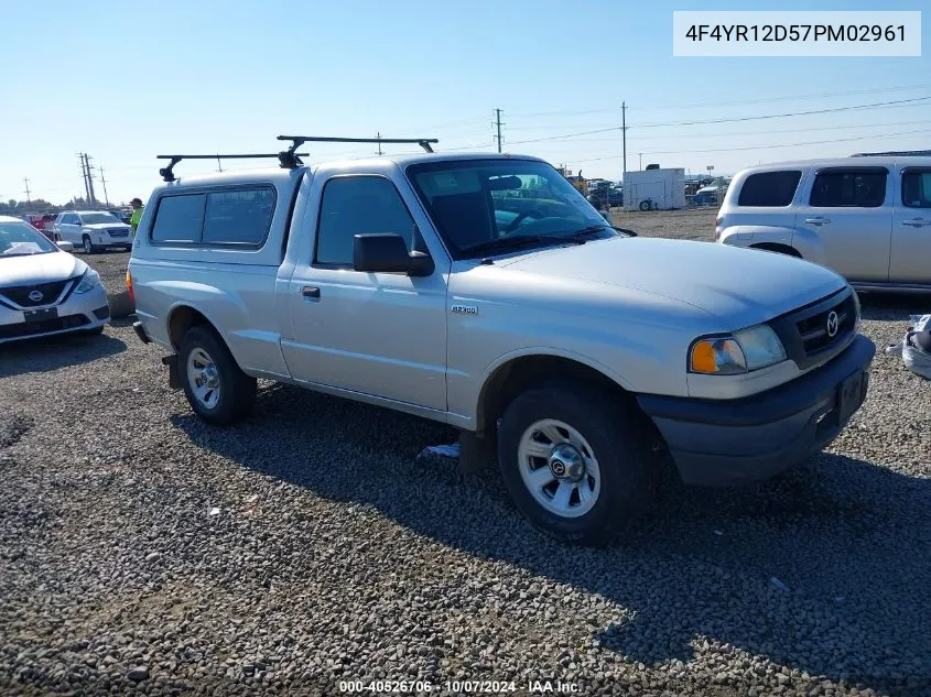 2007 Mazda B2300 VIN: 4F4YR12D57PM02961 Lot: 40526706