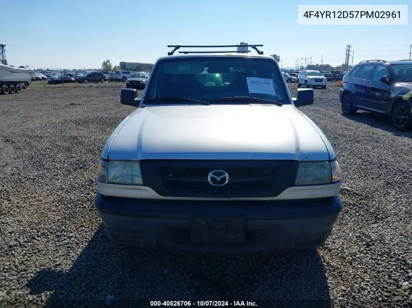 2007 Mazda B2300 VIN: 4F4YR12D57PM02961 Lot: 40526706