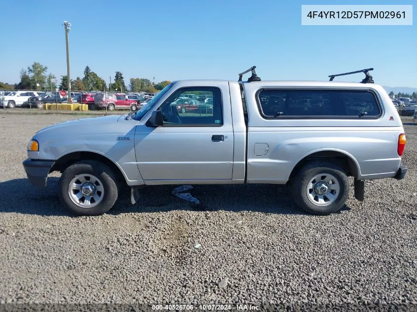 2007 Mazda B2300 VIN: 4F4YR12D57PM02961 Lot: 40526706