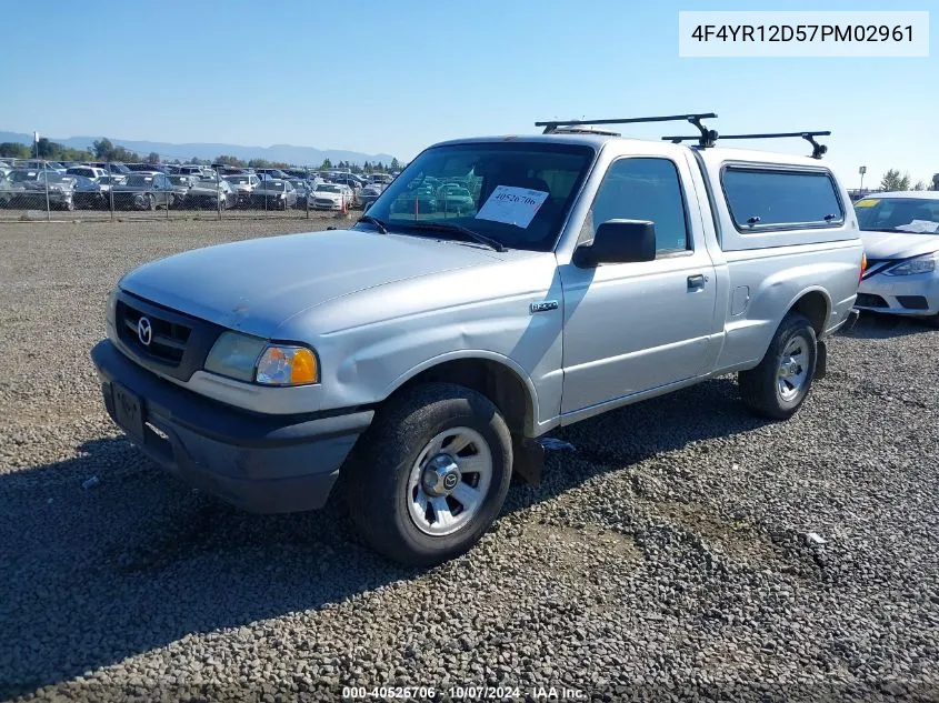 2007 Mazda B2300 VIN: 4F4YR12D57PM02961 Lot: 40526706